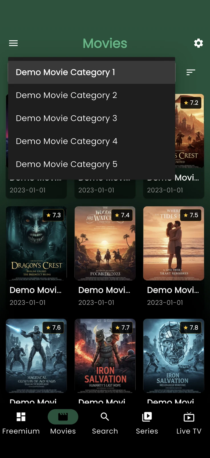 Phone Category Filter